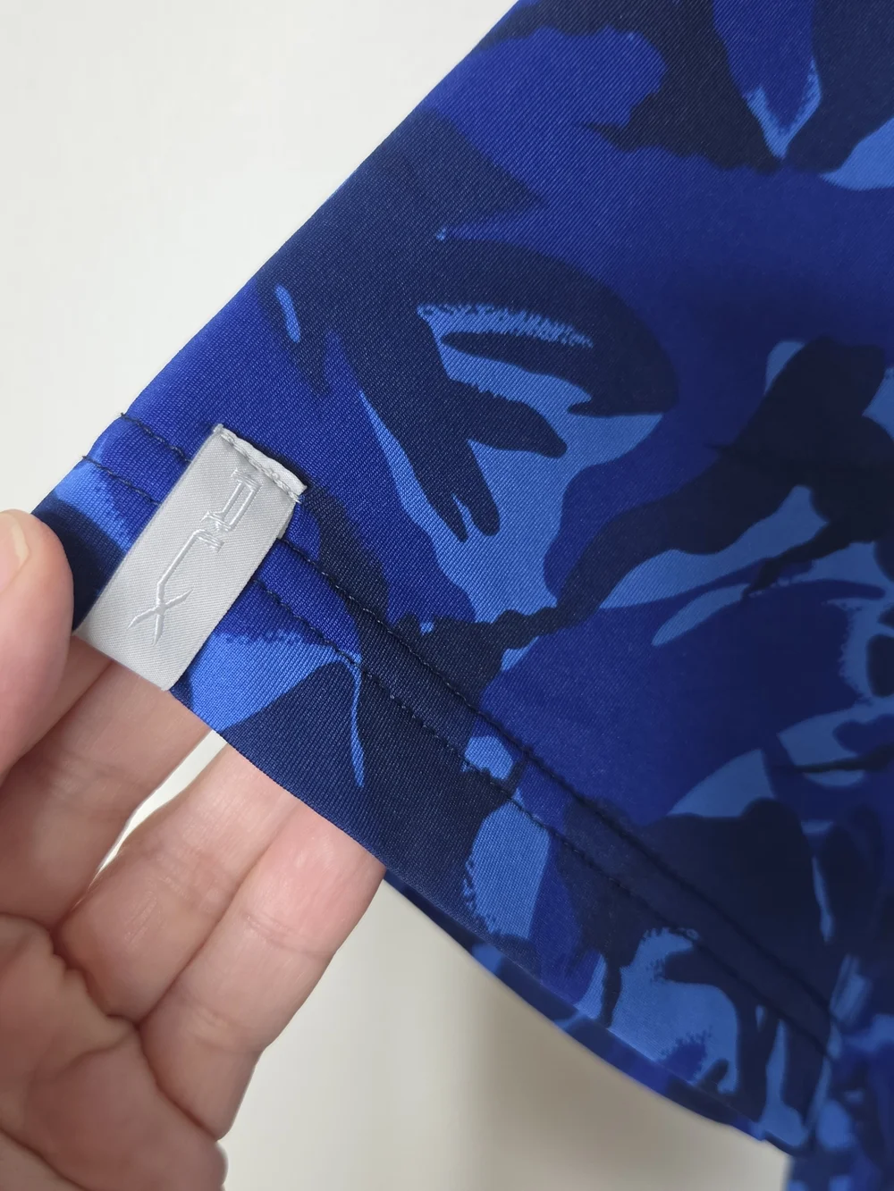 Ralph Lauren Blue Camouflage-Print Polo